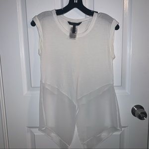 BCBG Mesh Tank